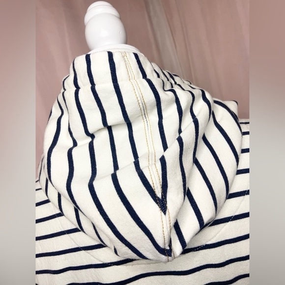 Fat Face Sally Stripe Hoodie Front Pocket w/ Scotland Nautical Embroidery BB138 - Picture 14 of 14